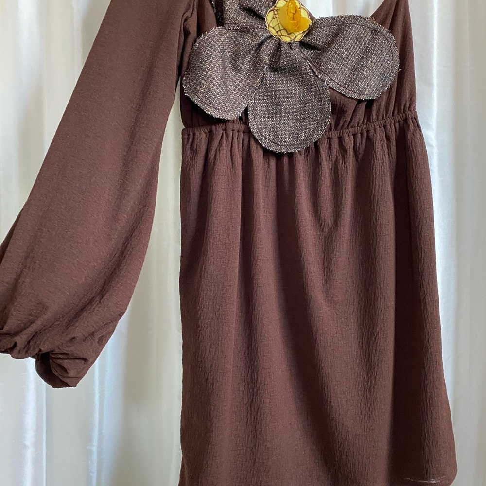 Judith March one sleeve giant flower dress large - Picture 13 of 14